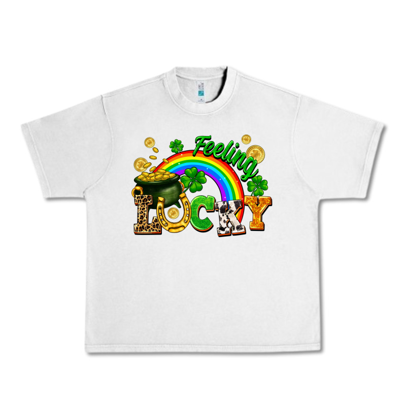 Feeling Lucky Urban Heavy Tee by FaDigitalArtStudio | Teevron