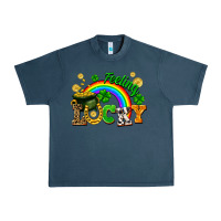 Midnight Navy feeling lucky Urban Heavy Tee - FaDigitalArtStudio