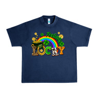 Navy feeling lucky Urban Heavy Tee - FaDigitalArtStudio