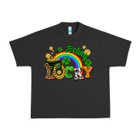 Pigment Black feeling lucky Urban Heavy Tee - FaDigitalArtStudio