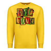 Lemon one love juneteenth Premium Sweatshirt - MaliasSmallBusiness