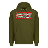 Army Green christmas vibes only Premium Hoodie - BundleAndBundleShop