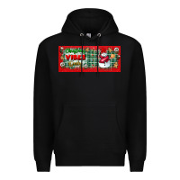 Black christmas vibes only Premium Hoodie - BundleAndBundleShop