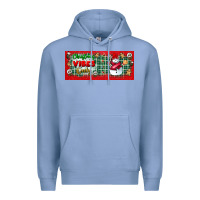 Colony Blue christmas vibes only Premium Hoodie - BundleAndBundleShop