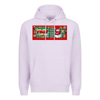 Lilac christmas vibes only Premium Hoodie - BundleAndBundleShop