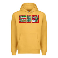 Mustard christmas vibes only Premium Hoodie - BundleAndBundleShop