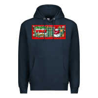 Navy christmas vibes only Premium Hoodie - BundleAndBundleShop