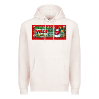 Pale Pink christmas vibes only Premium Hoodie - BundleAndBundleShop