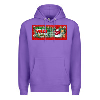 Purple christmas vibes only Premium Hoodie - BundleAndBundleShop