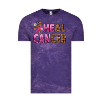Cloud Purple Heal Cancer Vintage Tee - texasbilliewilder