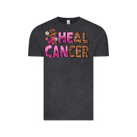 Vintage Black Heal Cancer Vintage Tee - texasbilliewilder