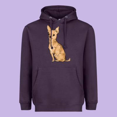 Chihuahua Heavyweight Hoodie Designed By Maliassmallbusiness