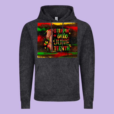 Vintage Hoodie steppin into juneteenth