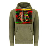 Vintage Olive steppin into juneteenth Vintage Hoodie - Zillion Design Studio
