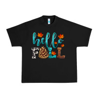 Black hello fall Urban Heavy Tee - HRA Design Shop