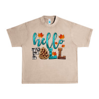 French Oak hello fall Urban Heavy Tee - HRA Design Shop