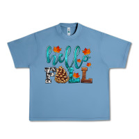 Pebble Blue hello fall Urban Heavy Tee - HRA Design Shop