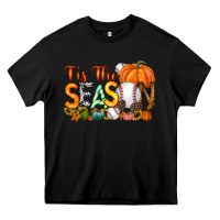 Black tis the season baseball Heavy Core Tee - RacoonDesign