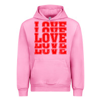 Fuchsia Pink Love Urban Hoodie - Bettercallsaul