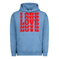 Pigment Pebble Blue Love Urban Hoodie - Bettercallsaul