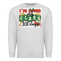Dove Grey i've loved my class 100 days Premium Sweatshirt - MaliasSmallBusiness