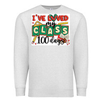 Oatmeal Heather i've loved my class 100 days Premium Sweatshirt - MaliasSmallBusiness