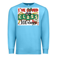 Ocean Blue i've loved my class 100 days Premium Sweatshirt - MaliasSmallBusiness