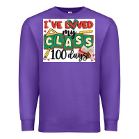 Purple i've loved my class 100 days Premium Sweatshirt - MaliasSmallBusiness