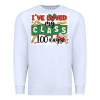 White i've loved my class 100 days Premium Sweatshirt - MaliasSmallBusiness