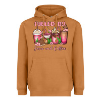 Meerkat fueled by jesus and coffee Heavyweight Hoodie - MaliasSmallBusiness