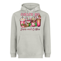 Moon Dust fueled by jesus and coffee Heavyweight Hoodie - MaliasSmallBusiness