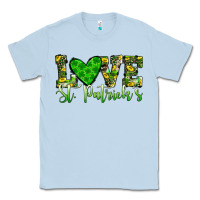 Dusty Blue love st patrick s heart Classic Tee - JahusDesignShop