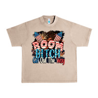 French Oak Boom bitch get out the way 4th of July Urban Heavy Tee - CowGirlArtShop