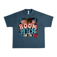 Midnight Navy Boom bitch get out the way 4th of July Urban Heavy Tee - CowGirlArtShop