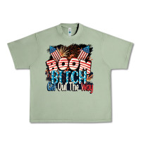 Oil Green Boom bitch get out the way 4th of July Urban Heavy Tee - CowGirlArtShop