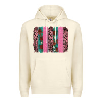 Sandshell valentine's leopard brushstroke Premium Hoodie - AdoDesignShop