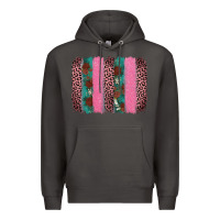 Smoke valentine's leopard brushstroke Premium Hoodie - AdoDesignShop