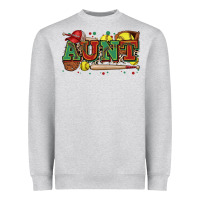 Heather Grey aunt softball Heavyweight Sweatshirt - Zillion Design Studio