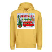 Antique Gold christmas is coming tumbler Premium Hoodie - BundleAndBundleShop
