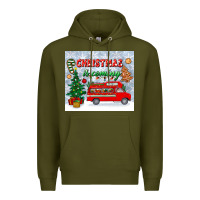 Army Green christmas is coming tumbler Premium Hoodie - BundleAndBundleShop