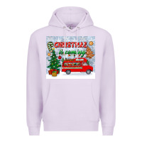 Lilac christmas is coming tumbler Premium Hoodie - BundleAndBundleShop