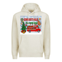 Oatmeal Heather christmas is coming tumbler Premium Hoodie - BundleAndBundleShop