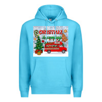 Ocean Blue christmas is coming tumbler Premium Hoodie - BundleAndBundleShop