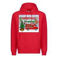Red christmas is coming tumbler Premium Hoodie - BundleAndBundleShop