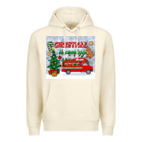 Sandshell christmas is coming tumbler Premium Hoodie - BundleAndBundleShop
