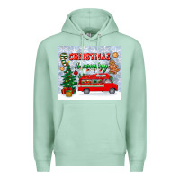 Seafoam christmas is coming tumbler Premium Hoodie - BundleAndBundleShop