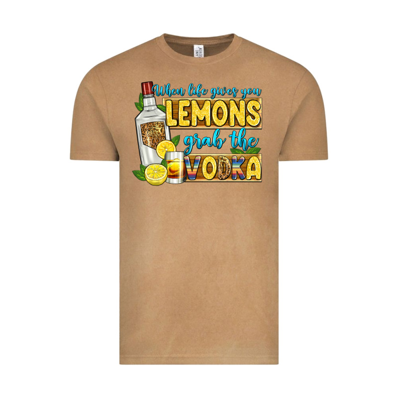 When Life Gives You Lemons Grab The Vodka Vintage Tee by Zillion Design Studio | Teevron
