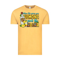 Vintage Mustard when life gives you lemons grab the vodka Vintage Tee - Zillion Design Studio
