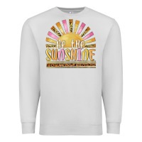 Dove Grey be the sunshine Premium Sweatshirt - MaliasSmallBusiness