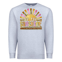 Heather Grey be the sunshine Premium Sweatshirt - MaliasSmallBusiness